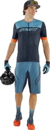 Dynafit + Ride Light 1/2 Zip SS Tee M Blueberry Storm Blue