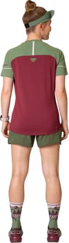 Dynafit + Alpine Pro W S/S Tee Burgundy - 3