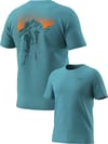 Back Graphic Co T-Shirt M Smoke Blue Approach + Dynafit