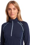 Eider + W Eider x Snowleader HZ Merino 180 Top Navy - 4