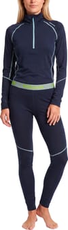 Eider + W Eider x Snowleader Merino 180 Tight Navy - 3