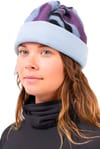 Beanie Sherpa Neckwarmer Purple Stray + Eivy