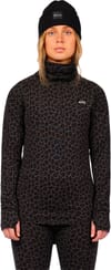 Eivy + Icecold Merino Wool Top Black Leopard