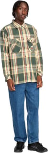 Element + Hueco Classic LS Slate Green Plaid - 5