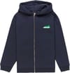 Element + Rain Cornell Zip Hoodie Youth Eclipse Navy