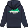 Element + Rain Cornell Zip Hoodie Youth Eclipse Navy - 3