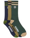 Clearsight 3P Socks Naval/Khaki/Jungle Green + Element
