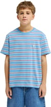 Element + Icon Embroidery SS Tee Youth Washed Stripes Riviera - 3