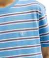 Element + Icon Embroidery SS Tee Youth Washed Stripes Riviera - 5