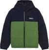 Classic Hooded Puffer Jacket Youth Bronze Green + Element