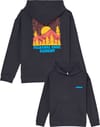 Pleasure Hooded Sweatshirt Youth Off Black + Element