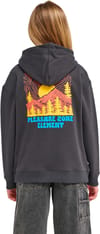 Element + Pleasure Hooded Sweatshirt Youth Off Black - 5