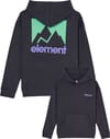 Joint Hooded Sweatshirt Youth Off Black + Element