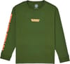 Element + To The Top LS Tee Youth Bronze Green