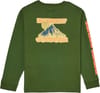Element + To The Top LS Tee Youth Bronze Green - 3