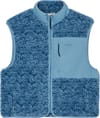 Lake Sherpa Vest W Faded Denim + Element