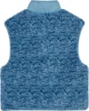 Element + Lake Sherpa Vest W Faded Denim