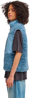 Element + Lake Sherpa Vest W Faded Denim - 5