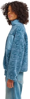 Element + Oak Sherpa Jacket W Faded Denim - 5