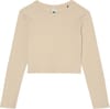 Lowcase Crop LS Tee W Oat Milk + Element