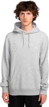 Element + Icon Embroidery Hooded Sweatshirt Mid Grey Heather - 3