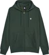 Icon Embroidery Zipped Sweatshirt Deep Forest + Element