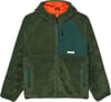 Wolfe Sherpa Reversible Hoody Bronze Green + Element