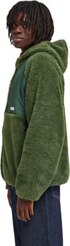 Element + Wolfe Sherpa Reversible Hoody Bronze Green - 7