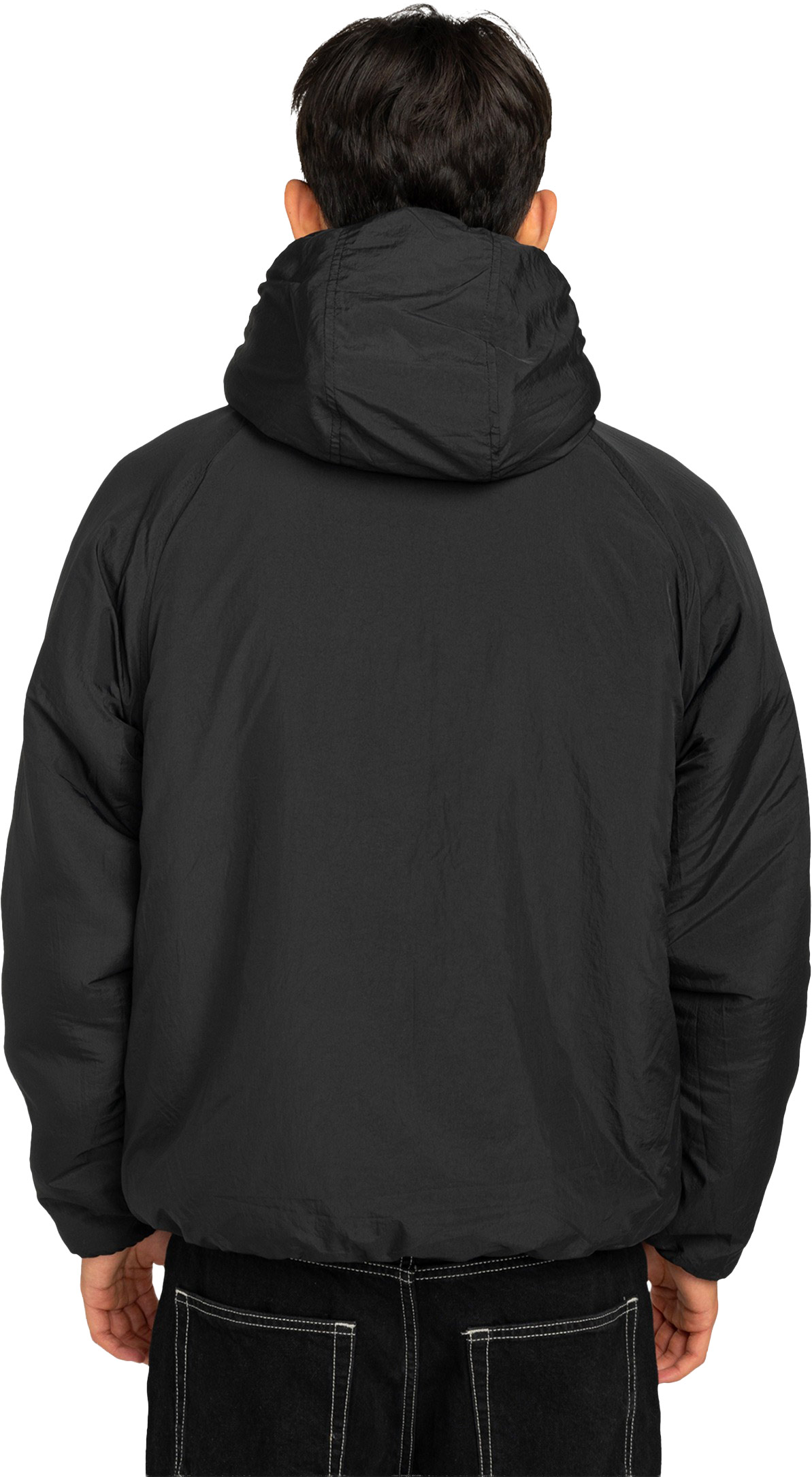 Element + Wolfe Sherpa Reversible Hoody Off Black - 8