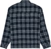 Element + Fuzzy Check Zip Overshirt Brushed Plaid Dark Slate