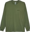 Lowcase Pigment LS Tee Bronze Green + Element
