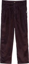 Big Pleated Bi Color Corduroy Pants Java + Element