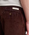 Element + Big Pleated Bi Color Corduroy Pants Java - 7