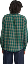 Element + Button Down Regular Flannel Shirt Green Checks - 4