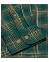 Element + Button Down Regular Flannel Shirt Green Checks - 7