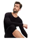 Falke + Warm Longsleeved Shirt Tight M Black  - 6