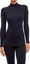 Longsleeved Shirt Warm Turtleneck W Black + Falke