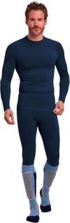 Falke + MW Longsleeved Shirt Tight M Space Blue - 4