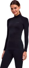 Falke + MW Longsleeved Shirt Turtleneck W Black