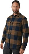 Fjällräven + Canada Shirt M Chestnut-Dark Navy - 3