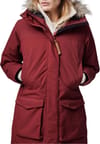 Fjällräven + Nuuk Lite Parka W Bordeaux Red - 3