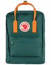 Fjällräven + Kånken Arctic Green Spicy Orange