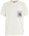 Logo Pocket T-Shirt M Eggshell + Fjällräven