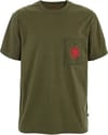 Logo Pocket T-Shirt M Laurel Green + Fjällräven