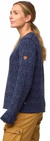 Fjällräven + Snow Round Neck Sweater W Dark Navy - 5