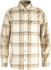 Övik Lite Flannel Shirt M Chalk White Fossil + Fjällräven