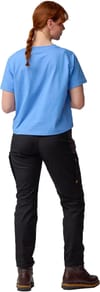 Fjall Raven + Fjällblomster Logo Tee W Ultramarine - 4