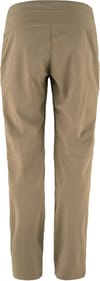 Fjällräven + High Coast Trail Trousers W Suede Brown