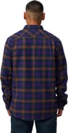 Fjällräven + Skog Relaxed Shirt M Laurel Green Dark Navy - 4