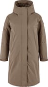 Övik GTX Padded Parka W Suede Brown + Fjällräven